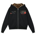 MEDM Reversible Leopard Fur Hooded Jacket