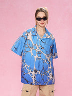 EMPTY REFERENCE Cell Full Print Short Sleeve Shirt