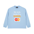 AFGK Slogan Printed Long Sleeve Tee