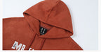 MEDM Basic Letter Logo Suede Hoodie