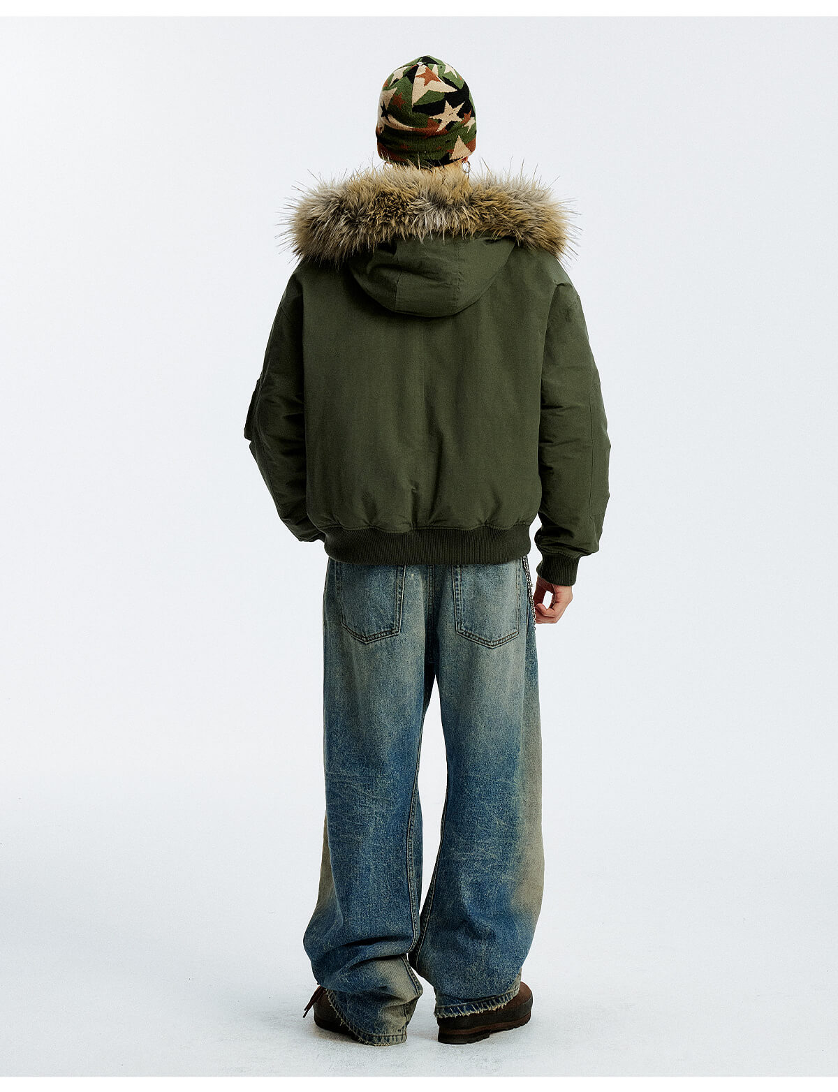 MEDM Fur Hood N-2B Flight Jacket