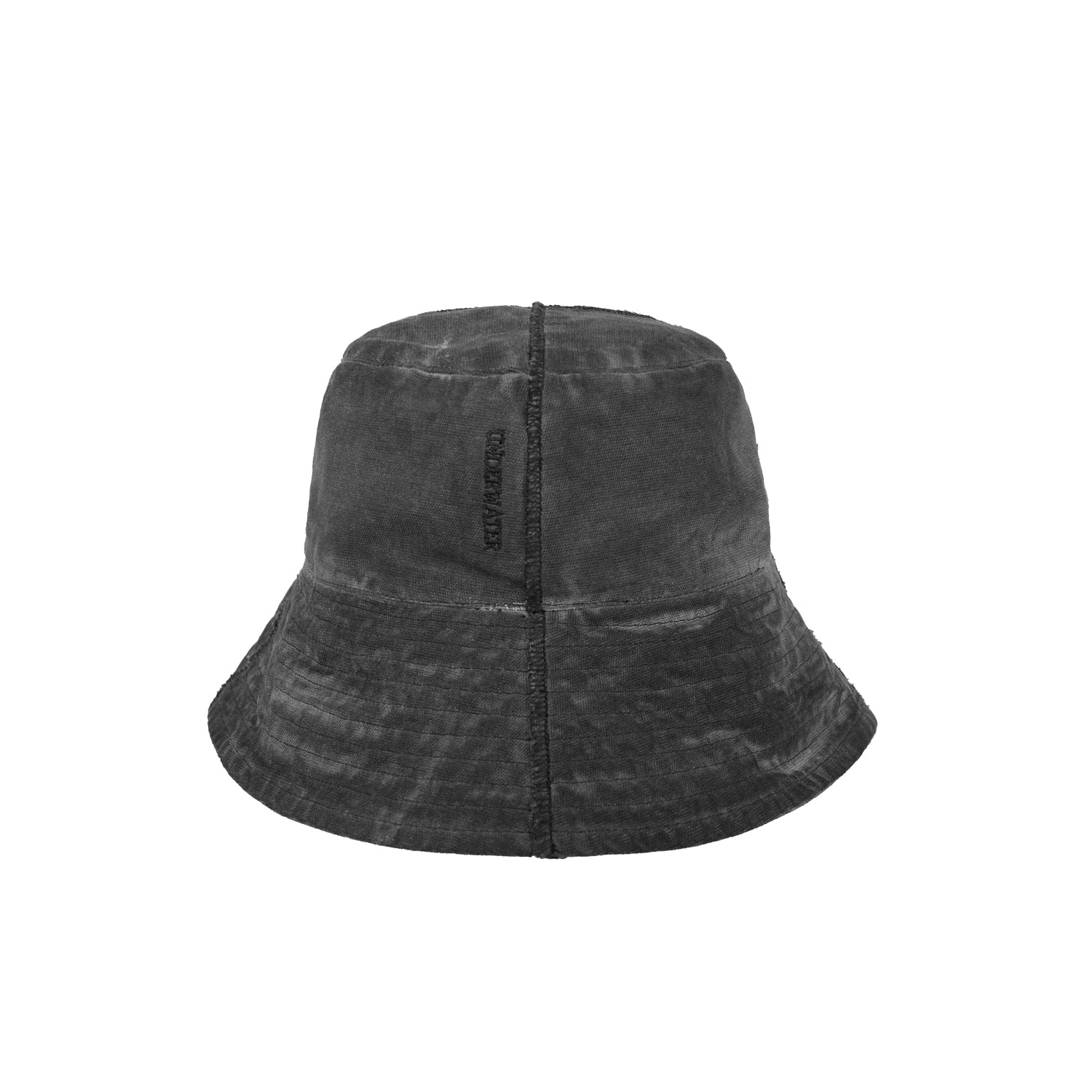 UNDERWATER Wash Aged Logo Embroidered Deconstructed Bucket Hat