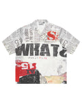 Harsh and Cruel Newspaper Full Print Cuban Shirt