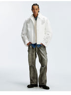 MEDM Floral Embroidered Puffer Jacket