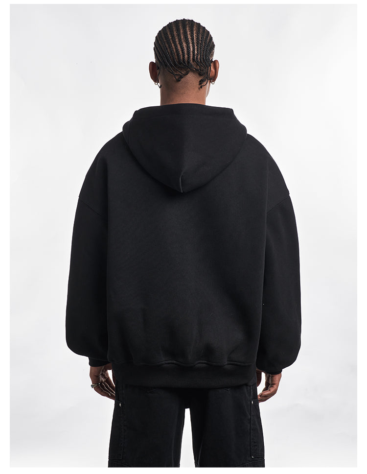 F3F Select Basic Oversize Zip Up Hoodie
