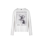 UNDERWATER Devils Kiss Vintage Print Long Sleeve Tee