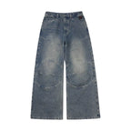 1807 Racing Structured Washed Baggy Jeans