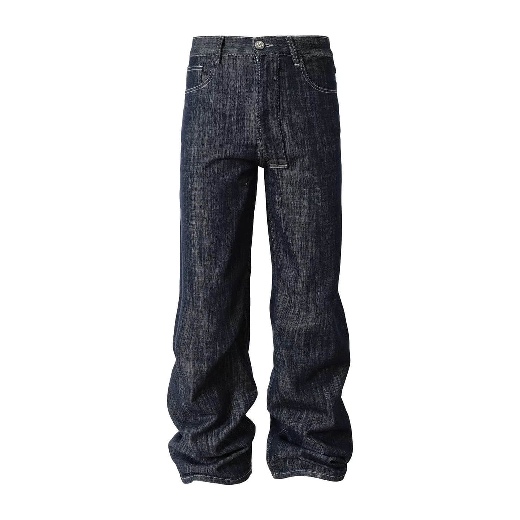 YADcrew Slub Denim Baggy Jeans