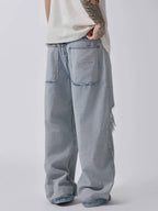 F2CE Inside Out Washed Distressed Ripped Jeans