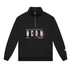 MEDM Half-Zip Logo Embroidered Sweatshirt