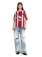 F3F Select Hand Painted Stripe Short Sleeve Soccer Tee