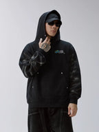 F2CE Tie Dye Distressed Embroidered Hoodie