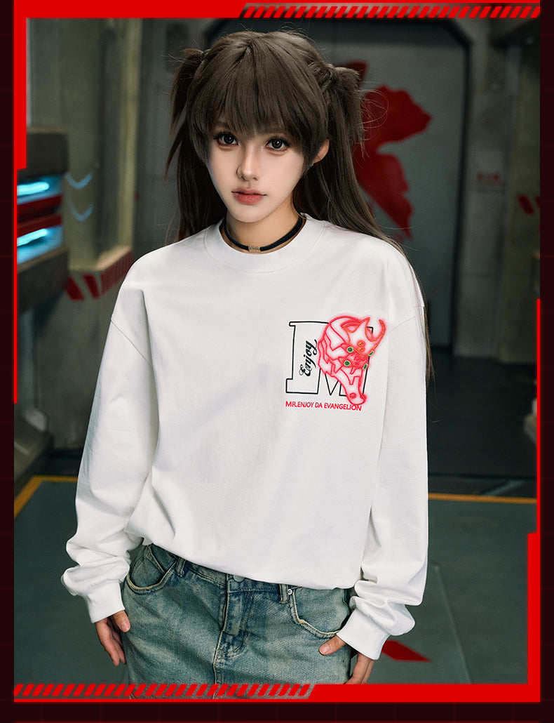 MEDM x EVA Basic Logo Long Sleeve Tee