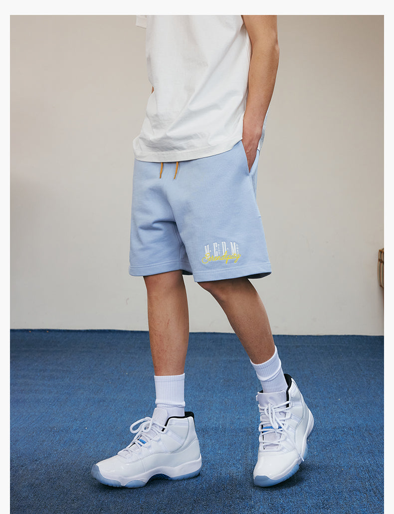 MEDM 3D Embroidered Sweat Shorts