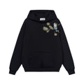 Harsh and Cruel Embroidered Pine Bird Hoodie