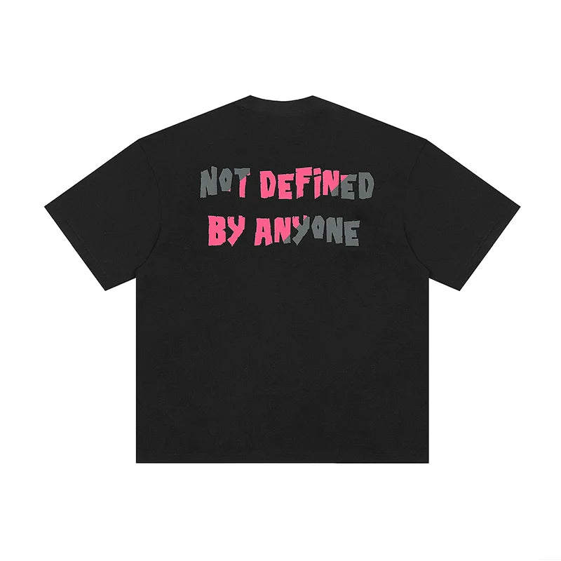 Achock Handwritten Slogan Print Tee