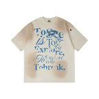 Labt Angel Old Print Distressed Tee