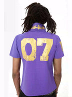 KARMANISTIC Embroidered and Printed Short Polo Shirt