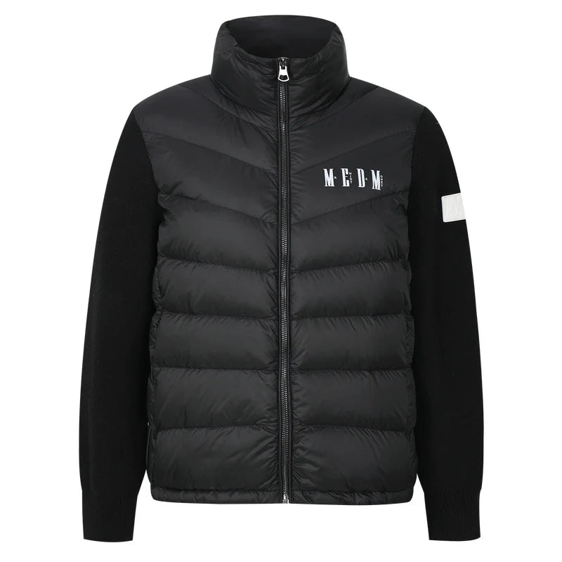 MEDM Shoulder Patchwork Lightweight Down Jacket