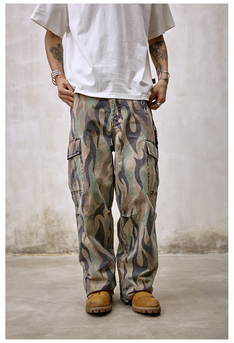 Remedy Flame Camouflage Work Cargo Pants