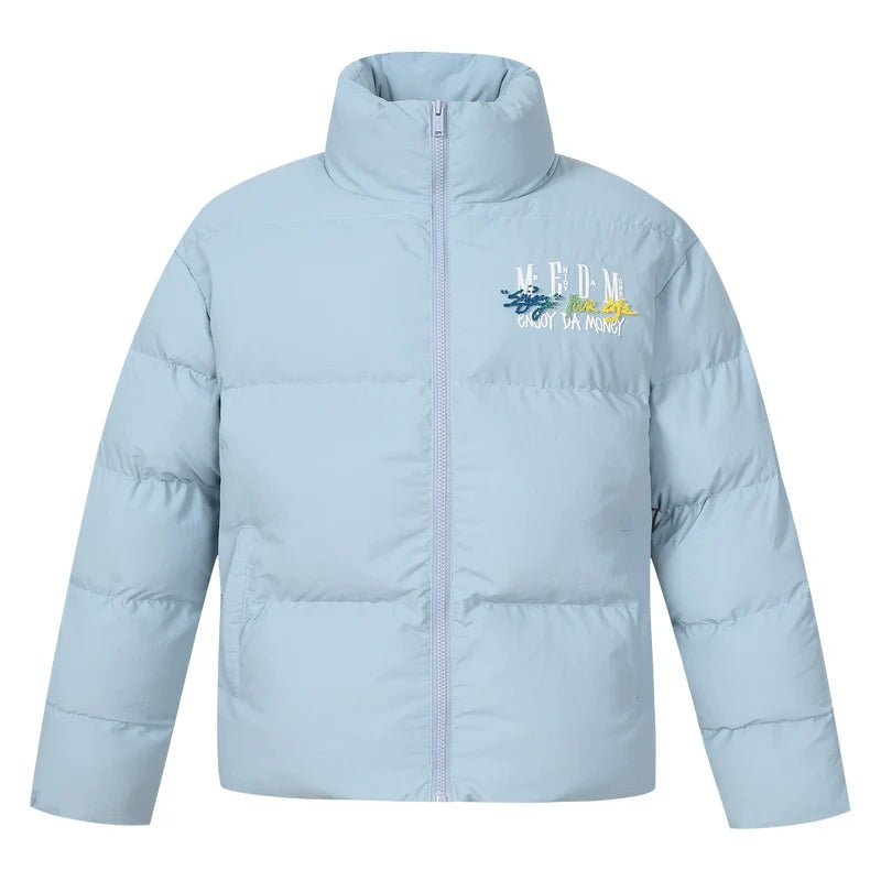 MEDM Gradient Embroidered Puffer Jacket