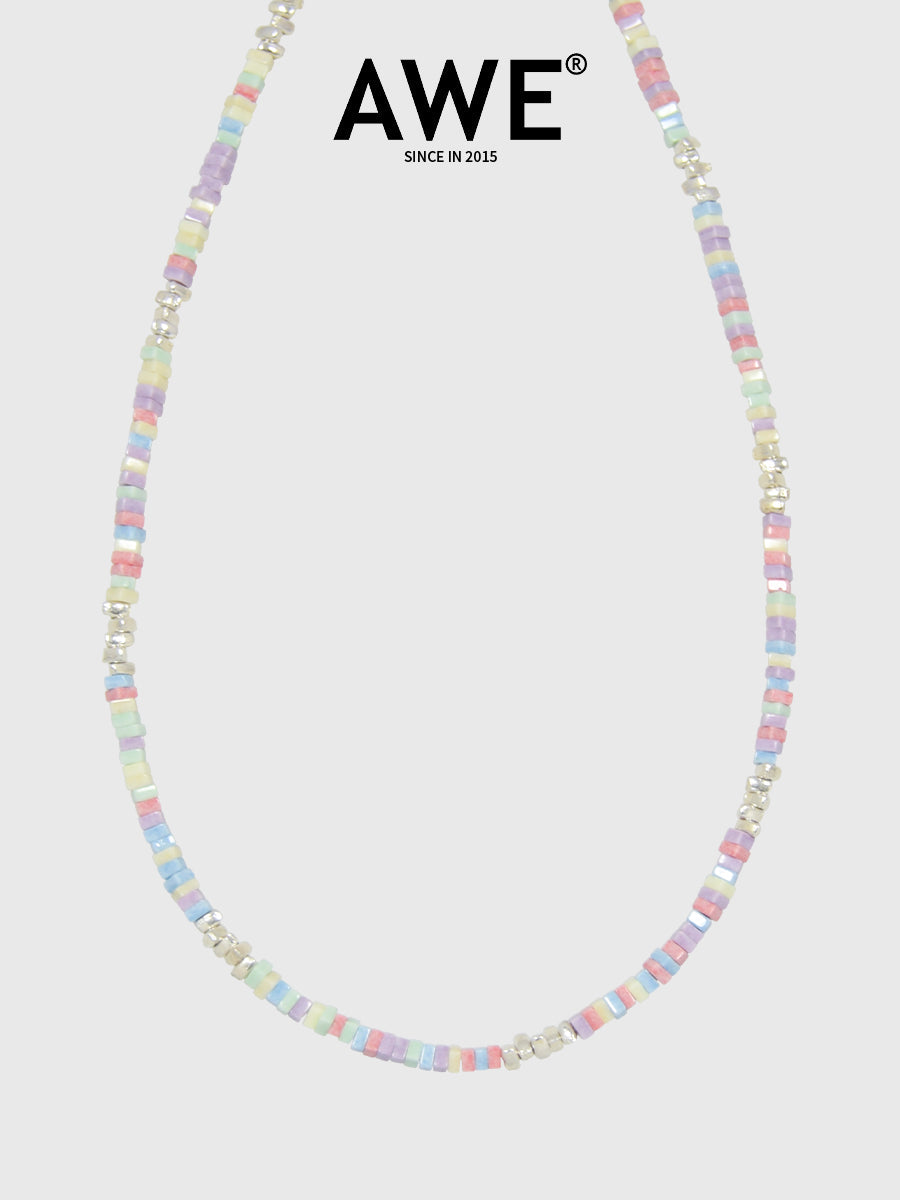 AWE Coral Sea Colorful Enamel Beads Necklace