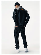 ANTIDOTE LOGO Motorcycle PU Leather Jacket