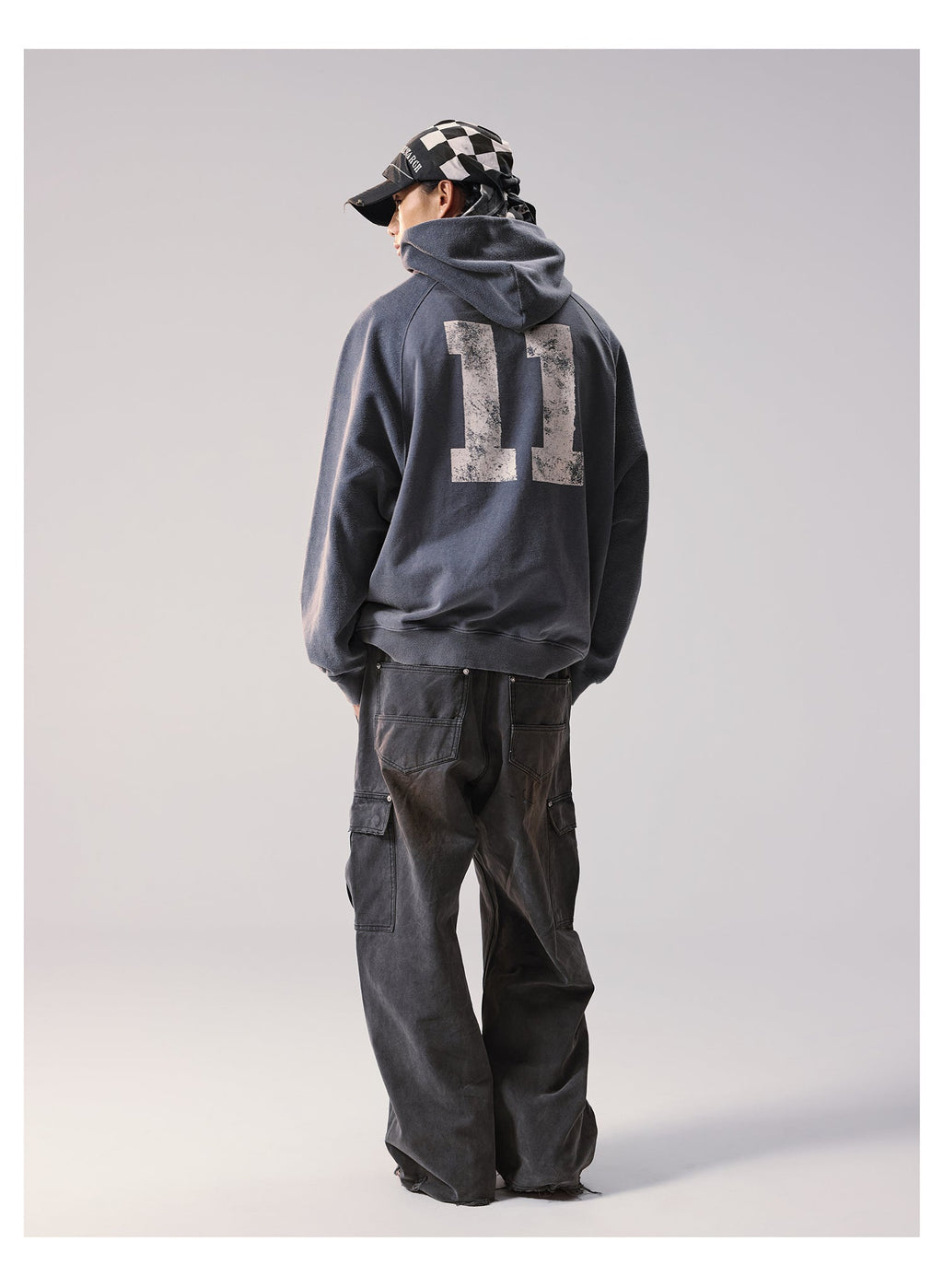 Remedy Washed Reversible Raglan Hoodie