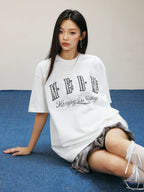 MEDM Pearl Lace Patch Embroidery Tee