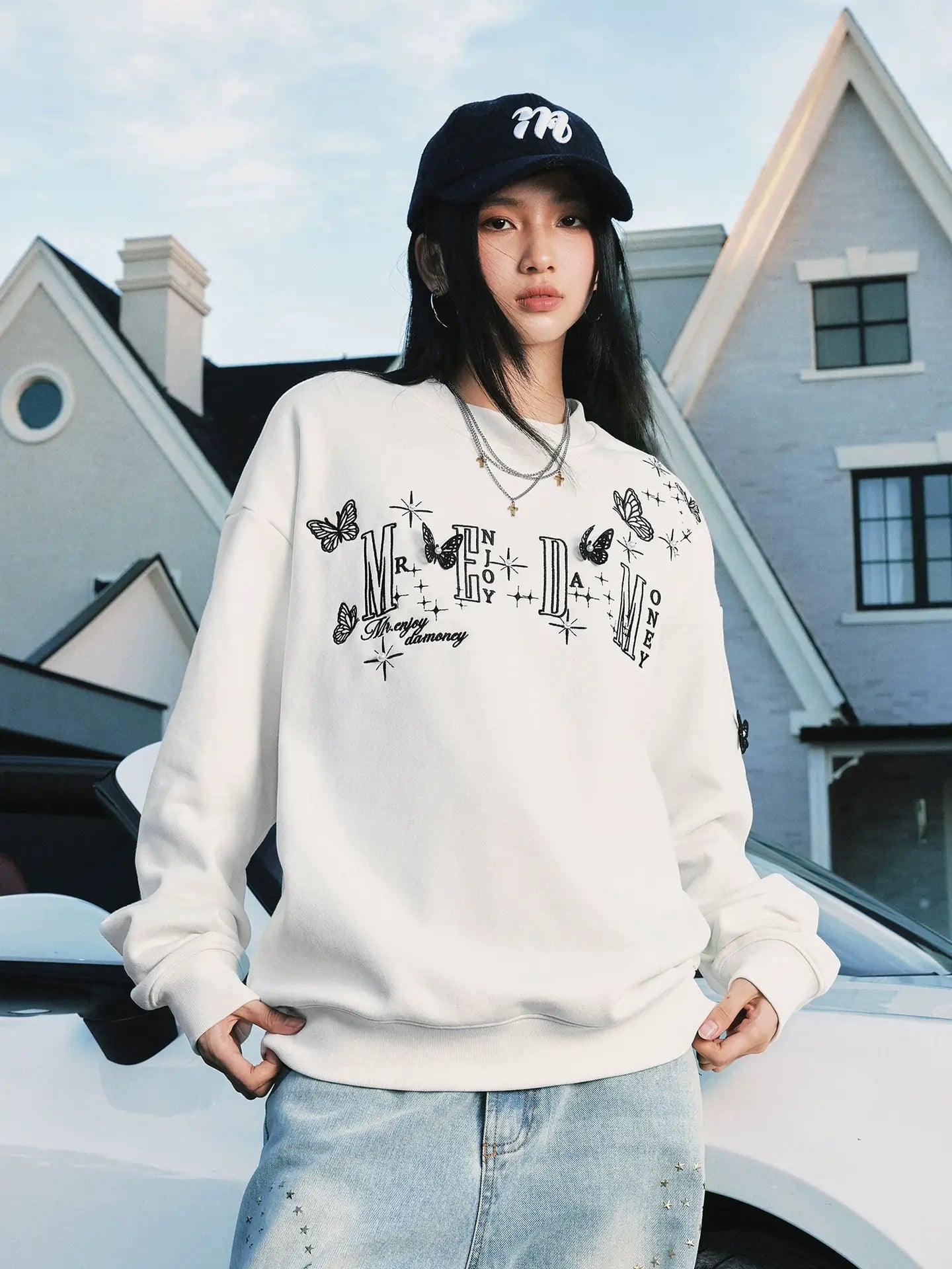 MEDM 3D Butterfly Logo Sweatshirt