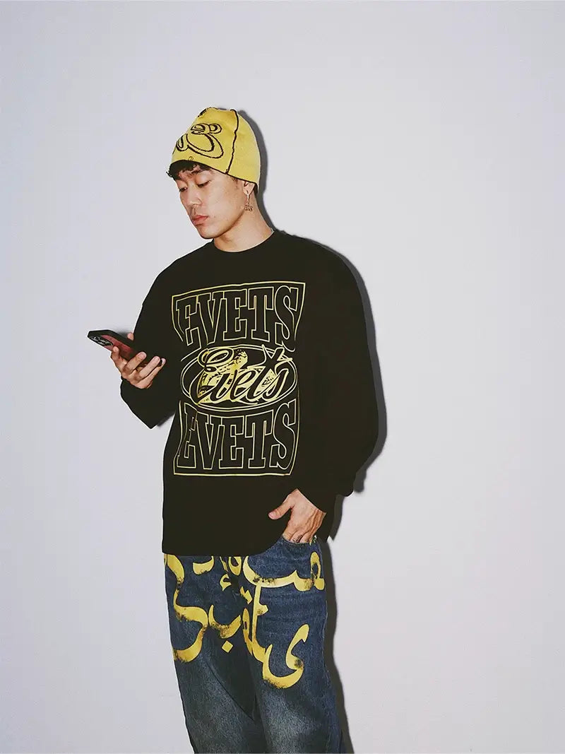 EVETS Graphic Logo Long Sleeve Tee
