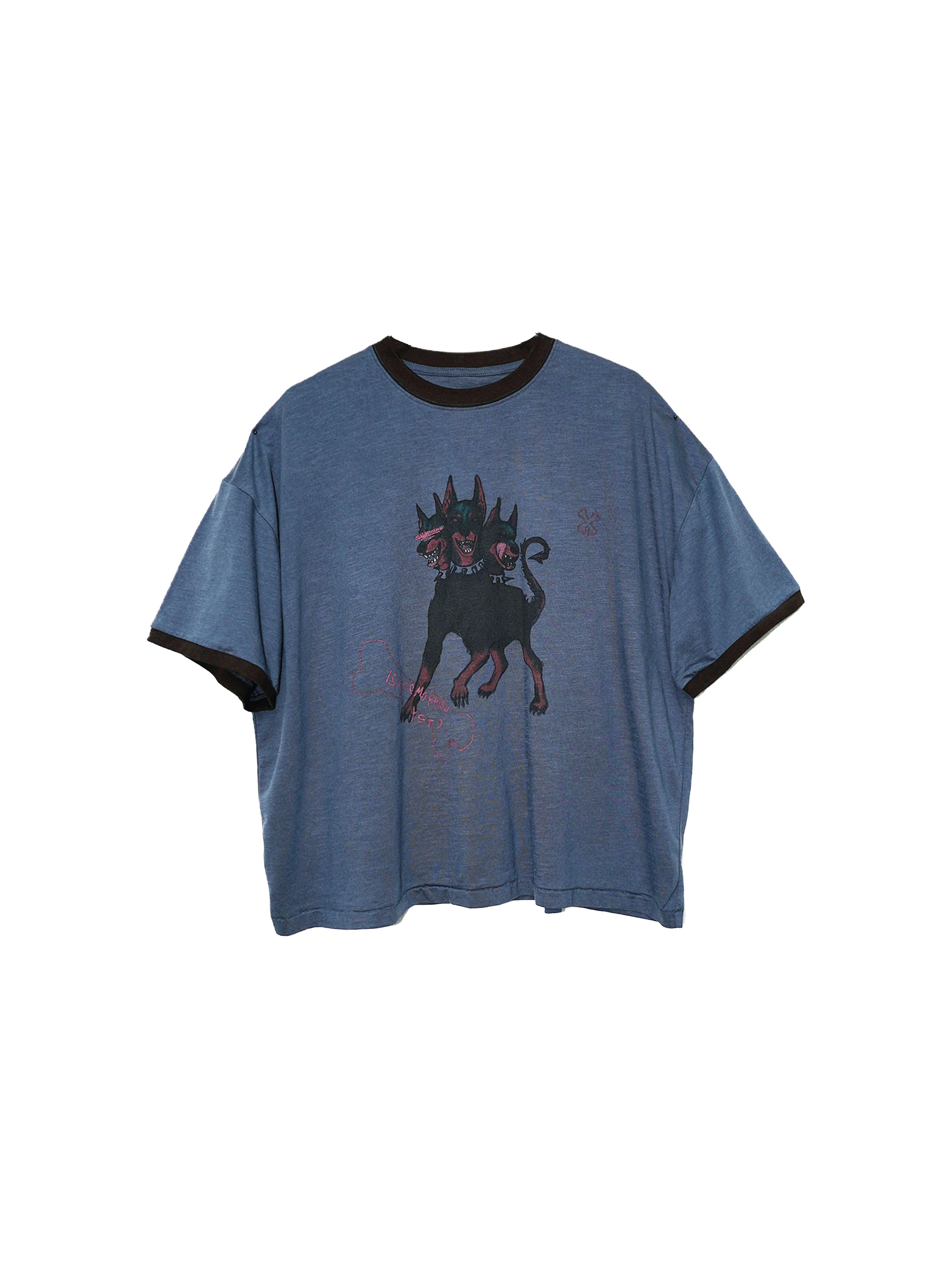 LIBERAFIT Cerberus Graphic Washed Vintage Tee