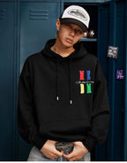 MEDM Rainbow Embossed Logo Hoodie