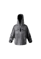 KARMANISTIC Distressed Washed Rivets Hoodie