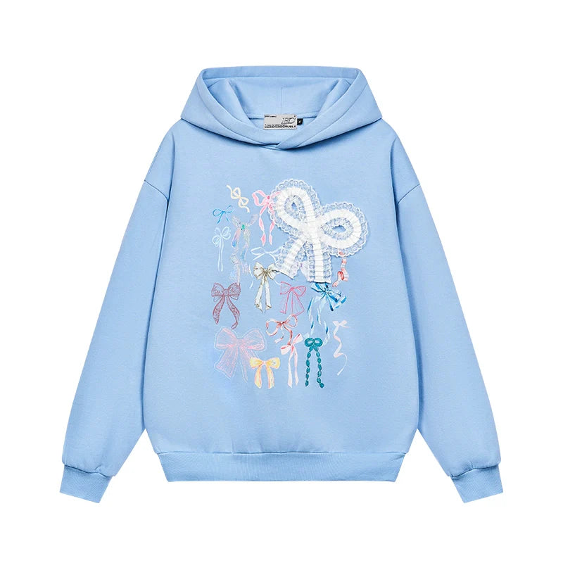 Harsh and Cruel Cute Lace Bow Hoodie