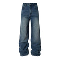 YADcrew Vintage Whiskered Washed Flared Jeans