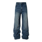 YADcrew Vintage Whiskered Washed Flared Jeans