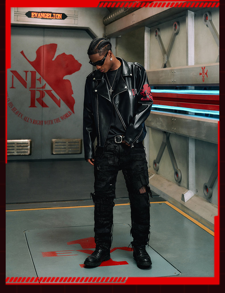 MEDM x EVA Unit-13 Leather Jacket