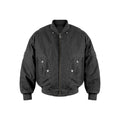 ANTIDOTE Deconstructed Washed Canvas Bomber Jacket