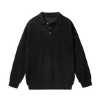 JHYQ Lightweight Jacquard Polo Knit Sweater