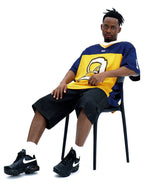 F3F Select Big Letter A Color Block Mesh Short Sleeve Jersey