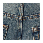 KARMANISTIC Riveted Washed Baggy Jeans