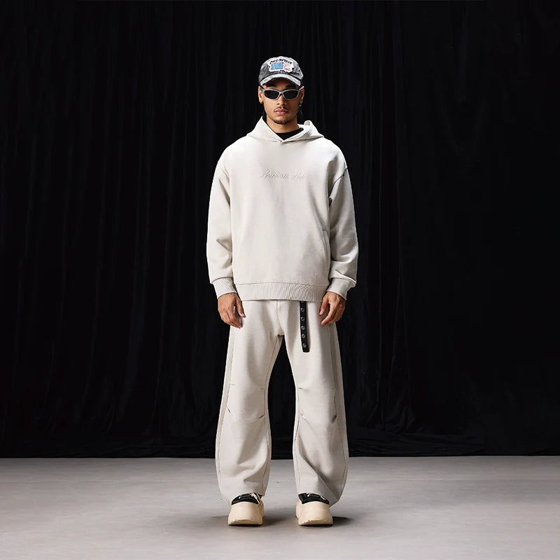 Labt Wool Air Layer Embroidered Hoodie