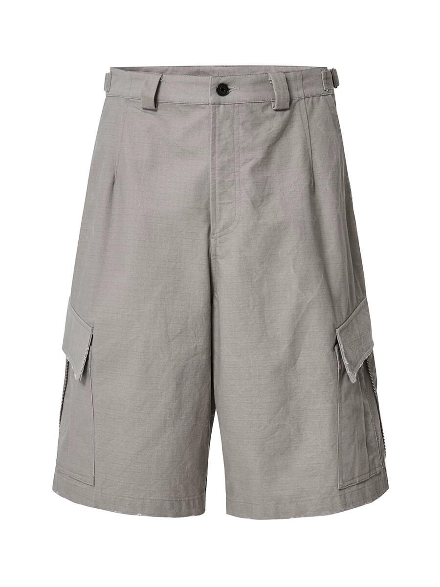 F2CE Cargo Pocket Distressed Baggy Shorts