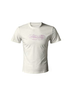 KARMANISTIC Rhinestone Logo Slim Fit Stretch Tee