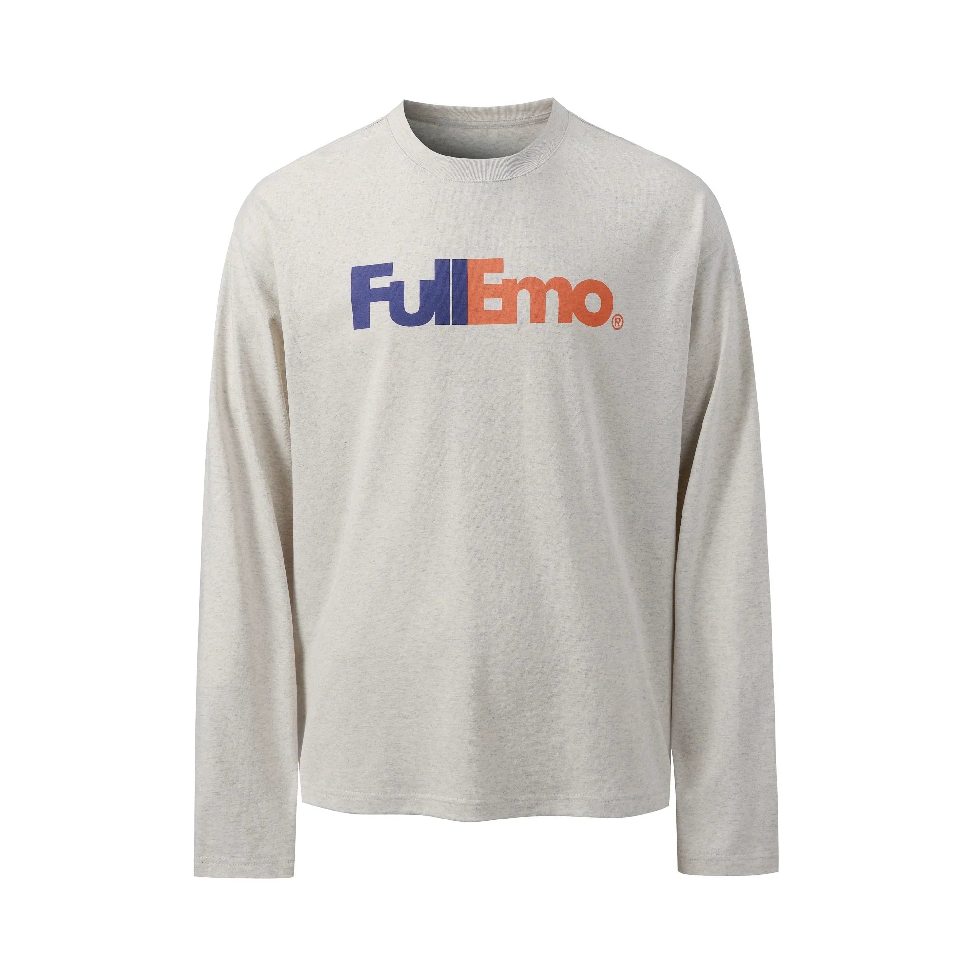 NOVACAM Vintage Playful Logo Long Sleeve Tee