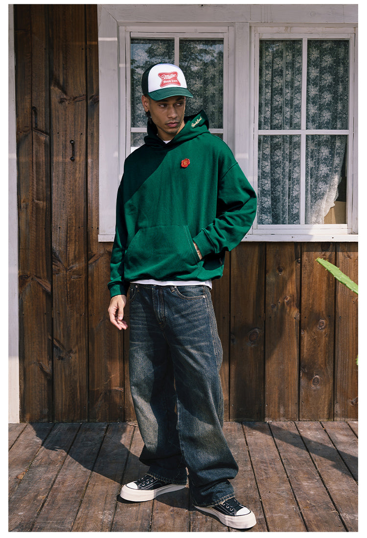 Remedy Metal Wax Seal Chain Embroidered Hoodie
