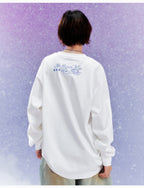 MEDM Flower Star Logo Embroidered Long Sleeve Tee
