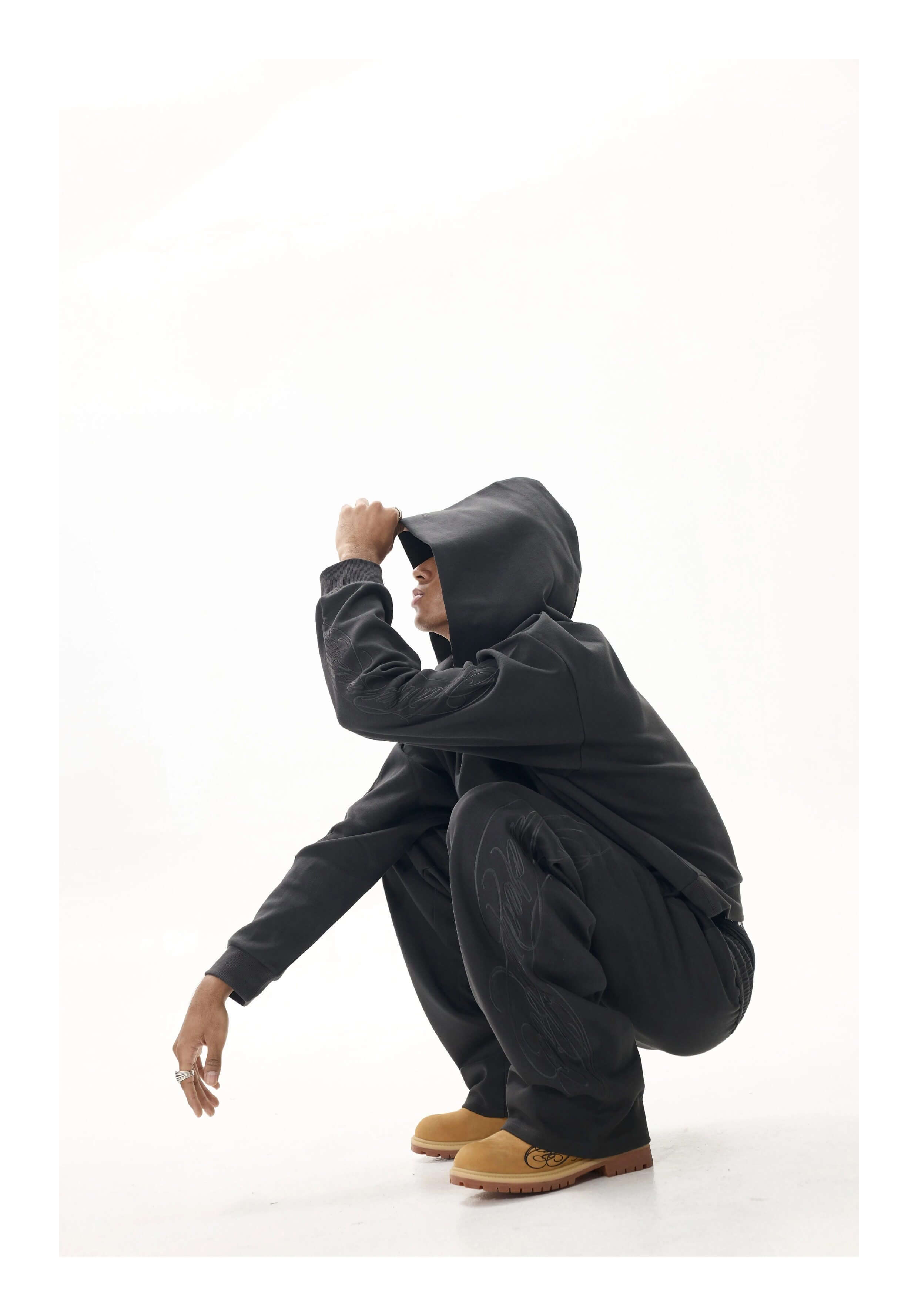 KARMANISTIC x LOCO Logo Embroidered Hoodie
