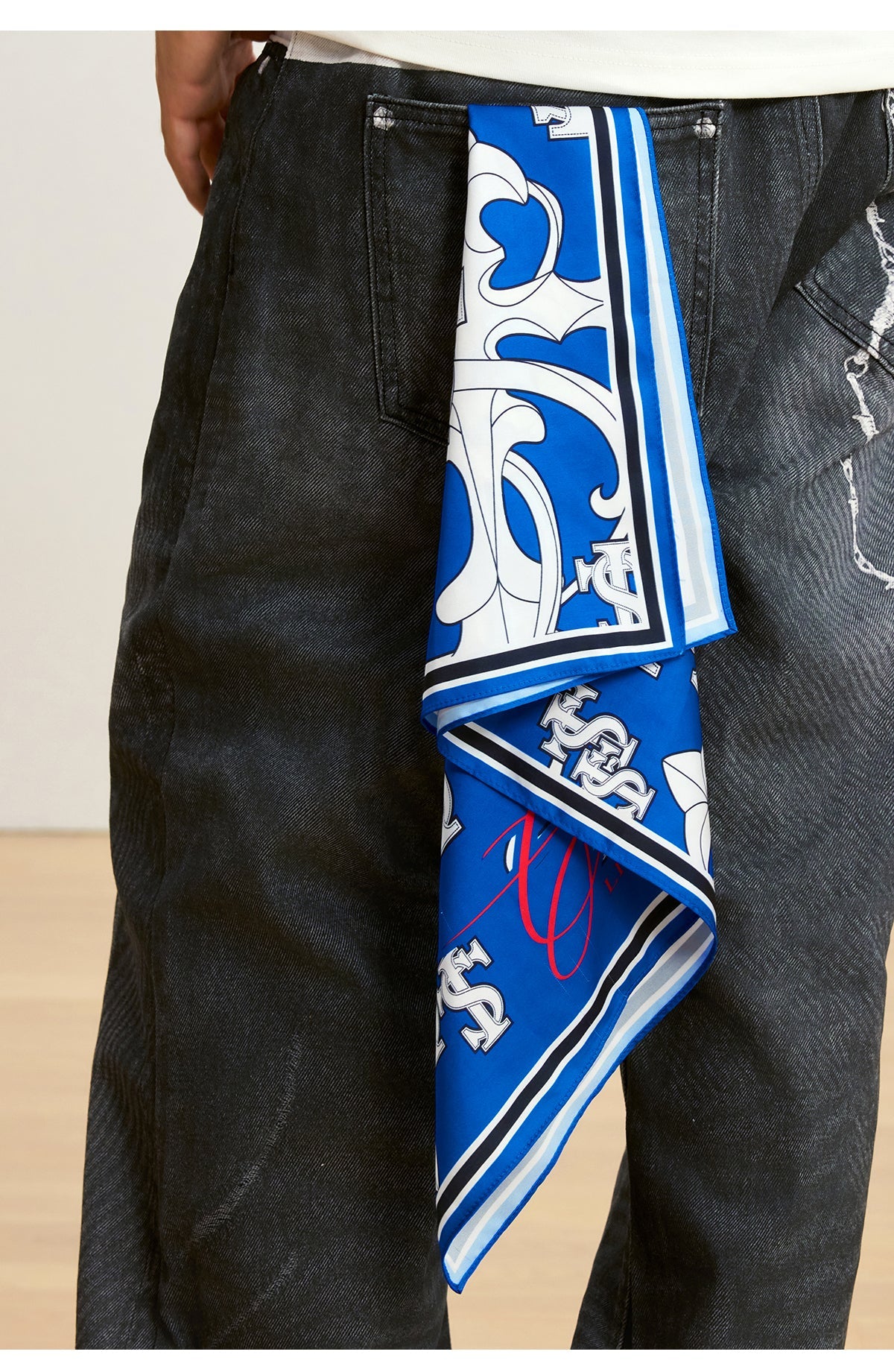 Small Town Kid Cross Logo Square Scarf / Bandana